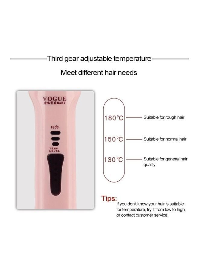 نيبمينينت جهاز مخصص لفرد الشعر لاسلكي صغير قابل للشحن بمنفذ USB. وردي - Image 5