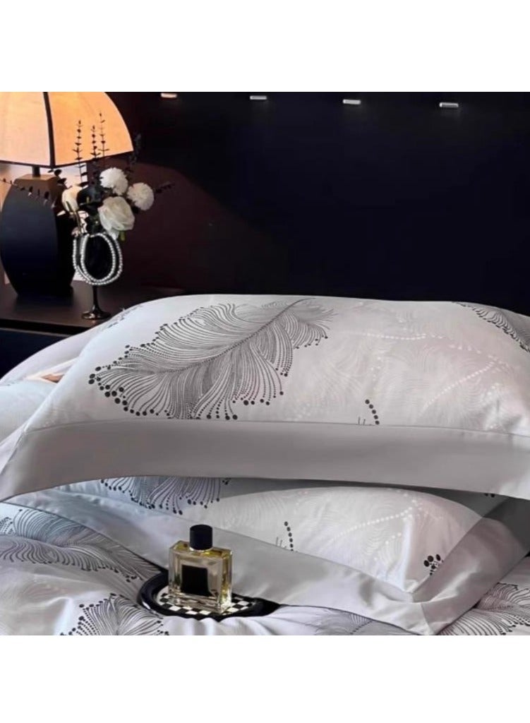 Fitted Sheet Style — ﻿ High End Pure Cotton Thick Printed Bedding Four Piece Set - Image 2
