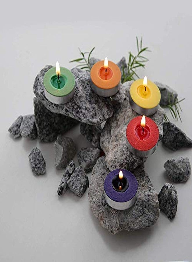 Veteran Wax Tealight Multicolor Candle (Set of 50) for Diwali Decoration Candle Diya Home Decoration Room Bedroom Birhday Decoration Kit Tea Light Candle (Set of 50 Unscented)(V-Candles-3) - Image 3