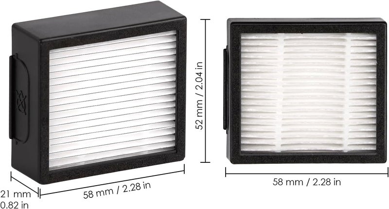 BRUVISH (4 Pack) Replacement HEPA Filter Compatible with iRobot Roomba Combo j5+/ Combo j5/ Combo J7+ plus/Combo j9+ Robotic Vacuum HEPA Filters Kit(ONLY FOR Combo J series) - Image 3