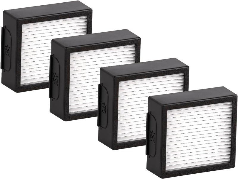 BRUVISH (4 Pack) Replacement HEPA Filter Compatible with iRobot Roomba Combo j5+/ Combo j5/ Combo J7+ plus/Combo j9+ Robotic Vacuum HEPA Filters Kit(ONLY FOR Combo J series) - Image 1