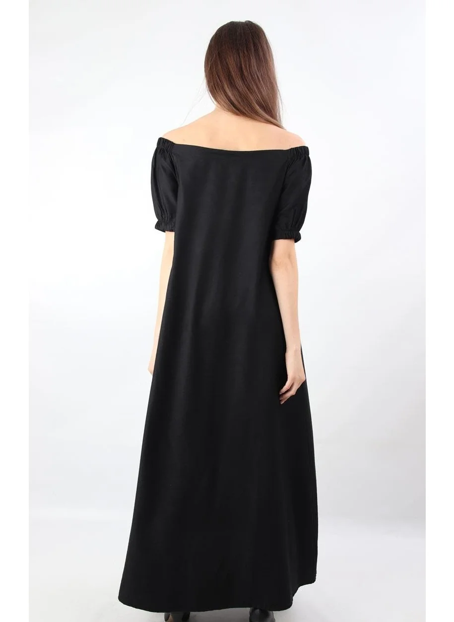 Alexander Gardi Maxi Dress, Black (B20-139301)