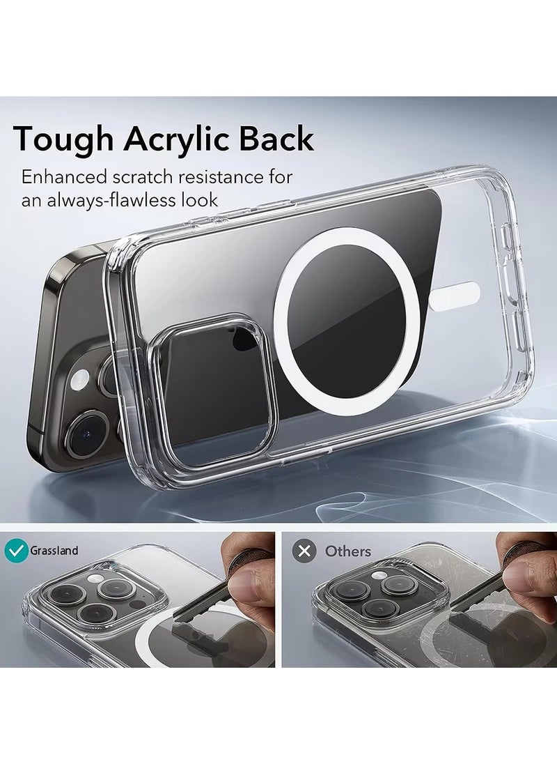 iPhone 16 Clear Case with MagSafe, Clear Case with Magsafe Compatible for Apple iPhone 16 6.1"