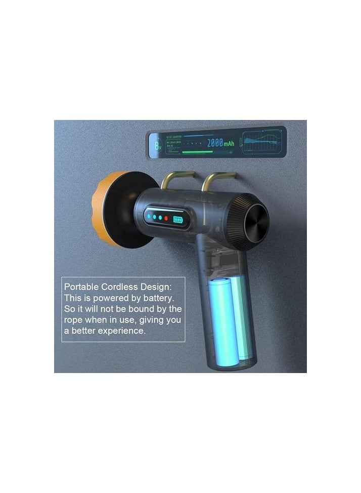 CGS Portable Cordless Multifunctional Electric Car Polisher 2000RPM Car Polishing Machine for Polishing and Scratch Repair with 3 Pads - Image 3