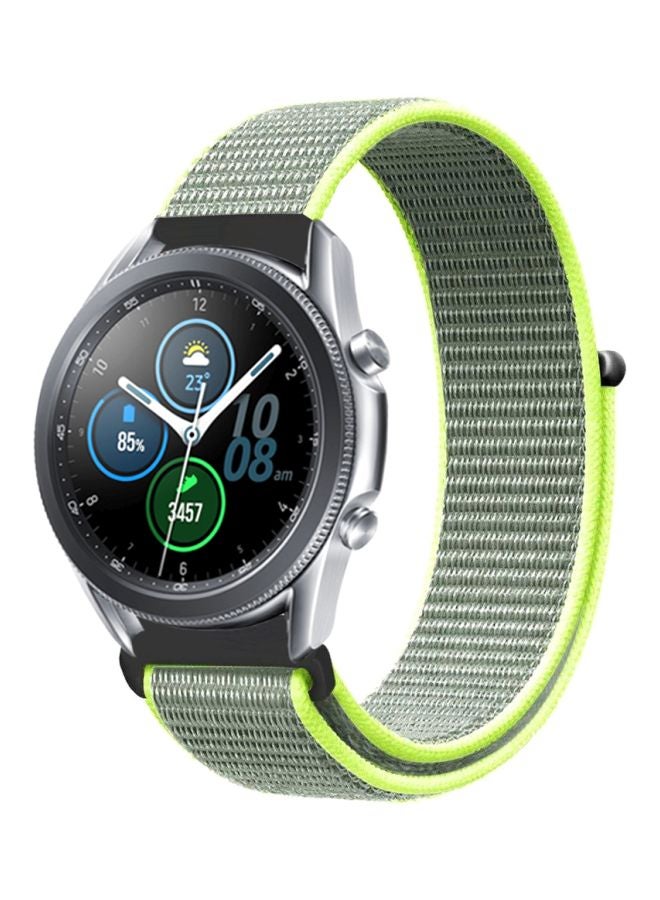 Perfii Replacement Band For Samsung Galaxy Watch3 45mm Flash Green/Grey - Image 1