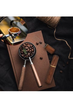 Oasisgalore Espresso Distribution Tool with Wood Handle - 304 Stainless Steel 0.4mm Needle, 5-Needle Coffee Stirrer for Home, Cafe.  - Image 3
