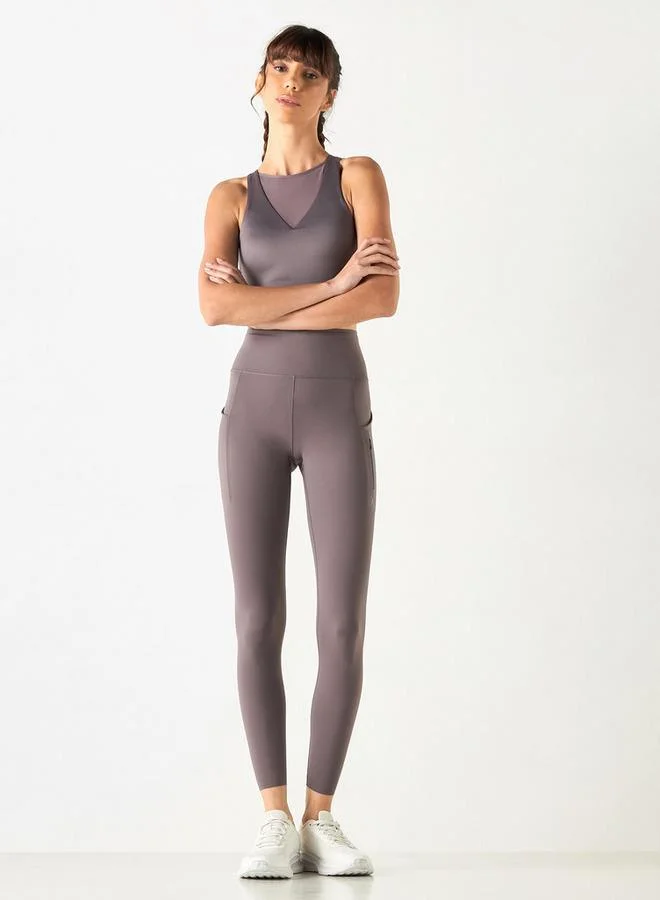 ADOT by Splash Leggings with Elasticated Waistband and Pockets