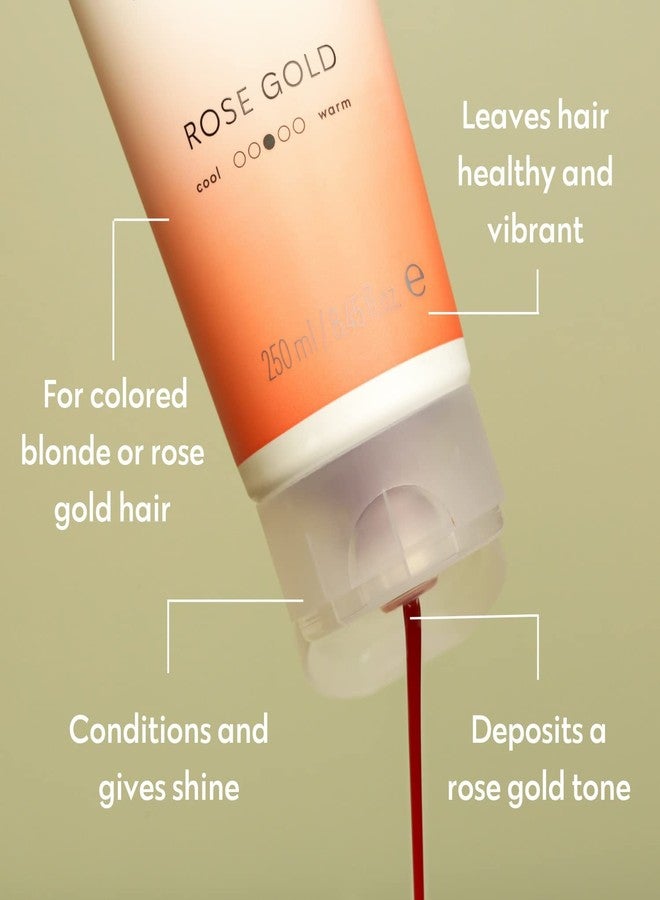 FOUR REASONS Rose Gold Hair Toner and Color Depositing Shampoo - Sulfate Free, Vegan, 8.45 Fl Oz (For Color Treated Hair) - Image 3