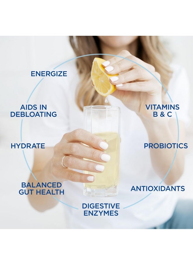 VitaCup VitaCup Super H2O Bloating Relief and Digestive Health Drink Mix Packets, Probiotics, Prebiotics, C & B Vitamins, Lemon Flavor Water Enhancer Packets, 16 ct  - Image 4