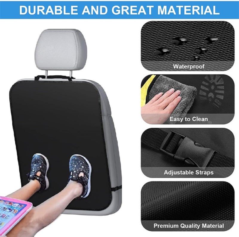 Bavooty Backrest Protection Mat for Car Seats - Waterproof Kick Mat for Kids - Image 4