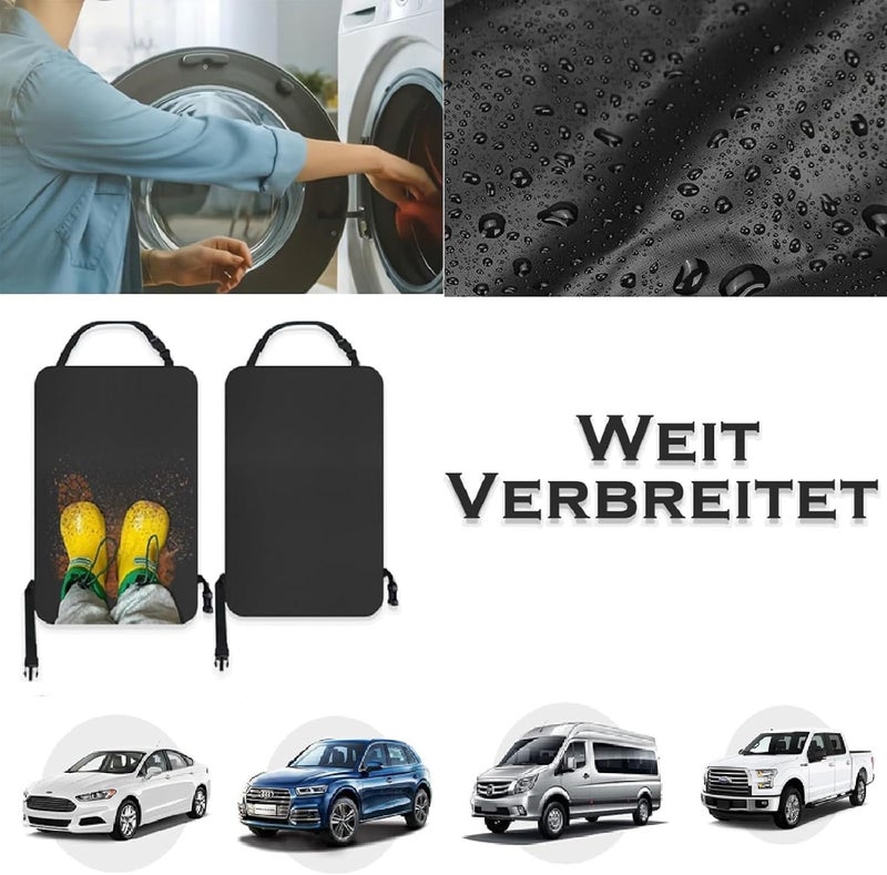Bavooty Backrest Protection Mat for Car Seats - Waterproof Kick Mat for Kids - Image 5