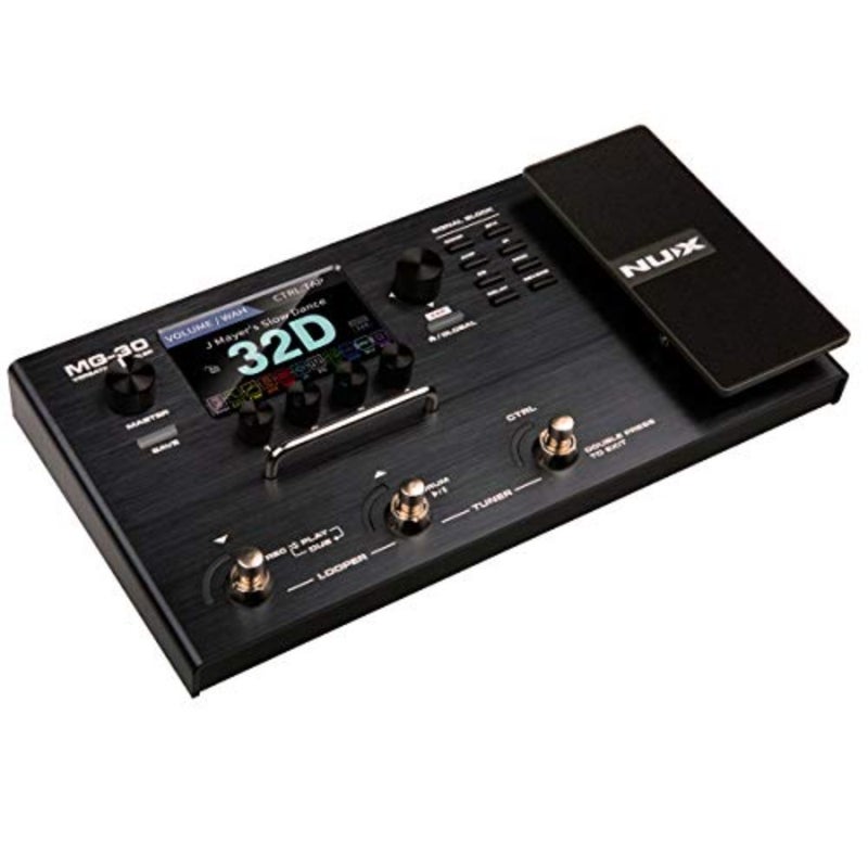 MG-30 Guitar Multi-Effects Pedal Guitar/Bass/Acoustic Amp Modeling Processor, IR Loader, White-Box Algorithm, EFX Routing, 4'' Color LCD, NMP-2 Footswitch Included - Image 2