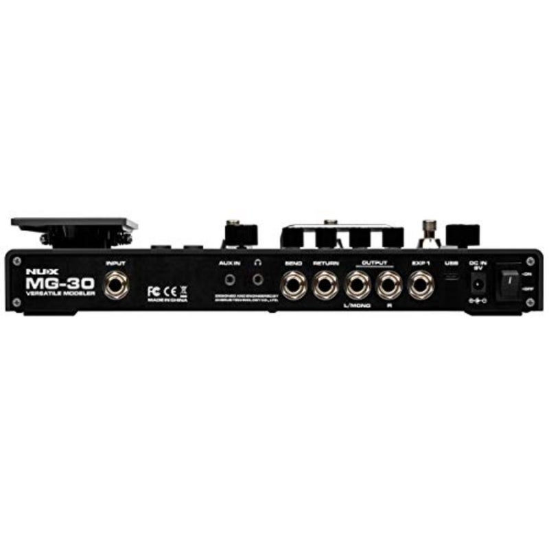 MG-30 Guitar Multi-Effects Pedal Guitar/Bass/Acoustic Amp Modeling Processor, IR Loader, White-Box Algorithm, EFX Routing, 4'' Color LCD, NMP-2 Footswitch Included - Image 3