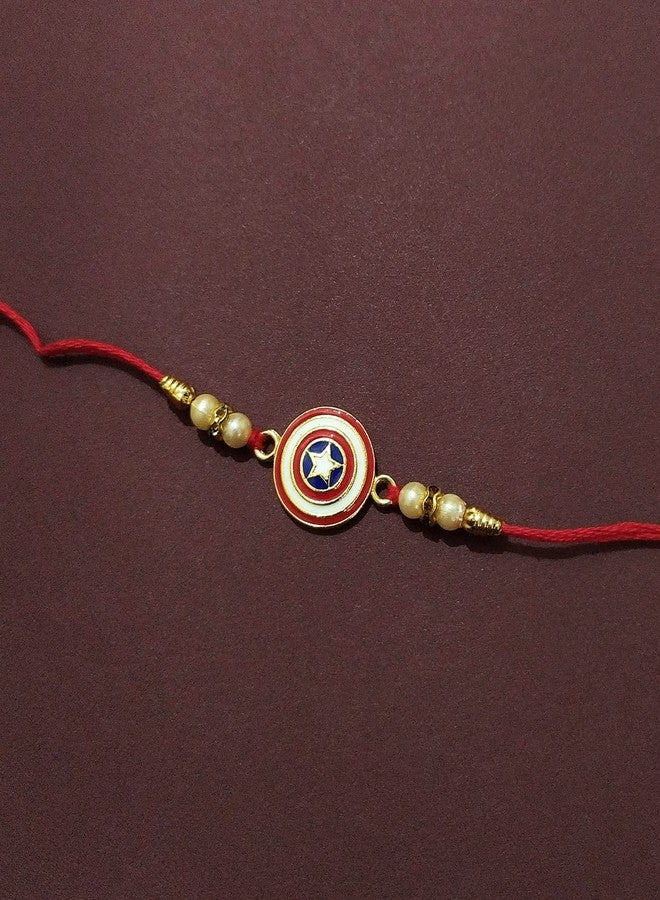 Mamadev:- Dhal & Rudraksha Children cartoon Rakhi(Combo) - Image 2
