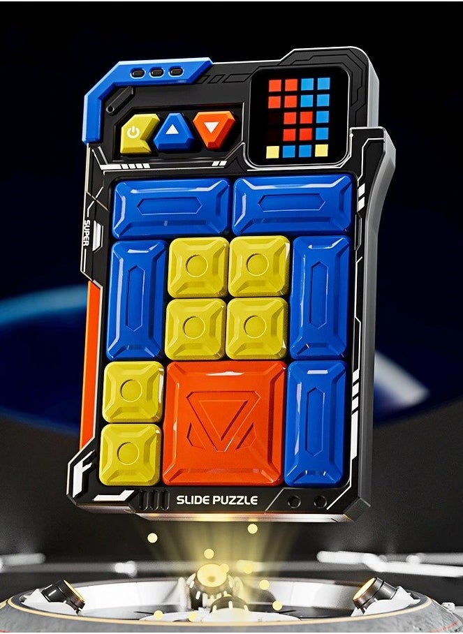 Super Slide Puzzle game, Challenge Brain portable puzzle Game, with 500+ Levels Learning  Education training Toy and gift for Kids and Adults  - Image 1