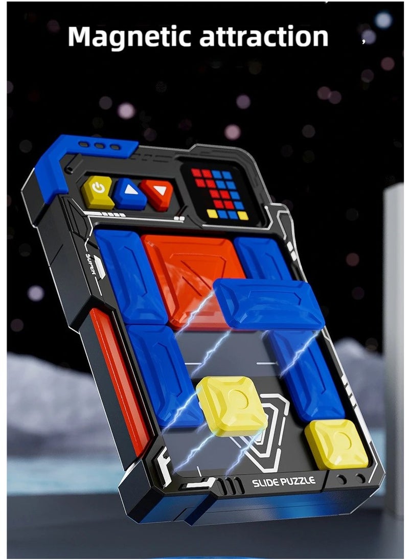 Super Slide Puzzle game, Challenge Brain portable puzzle Game, with 500+ Levels Learning  Education training Toy and gift for Kids and Adults  - Image 5