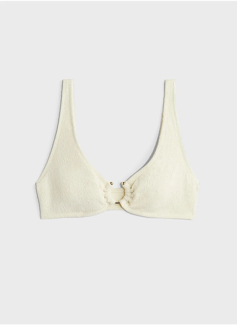 H&M Plunge Neck Bikini Top