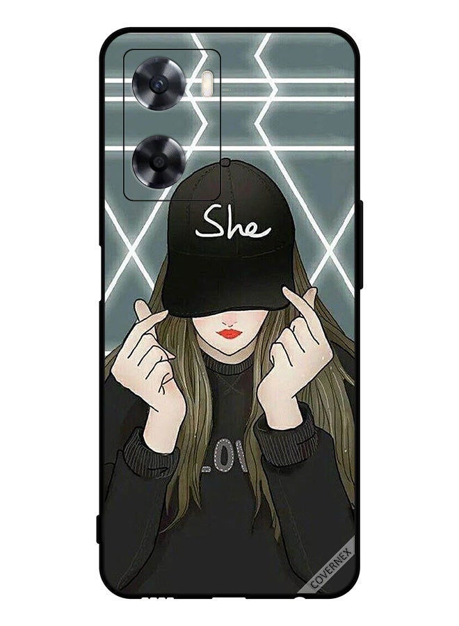 Covernex Protective Case Cover For Oppo A77s She On Cap - Image 1