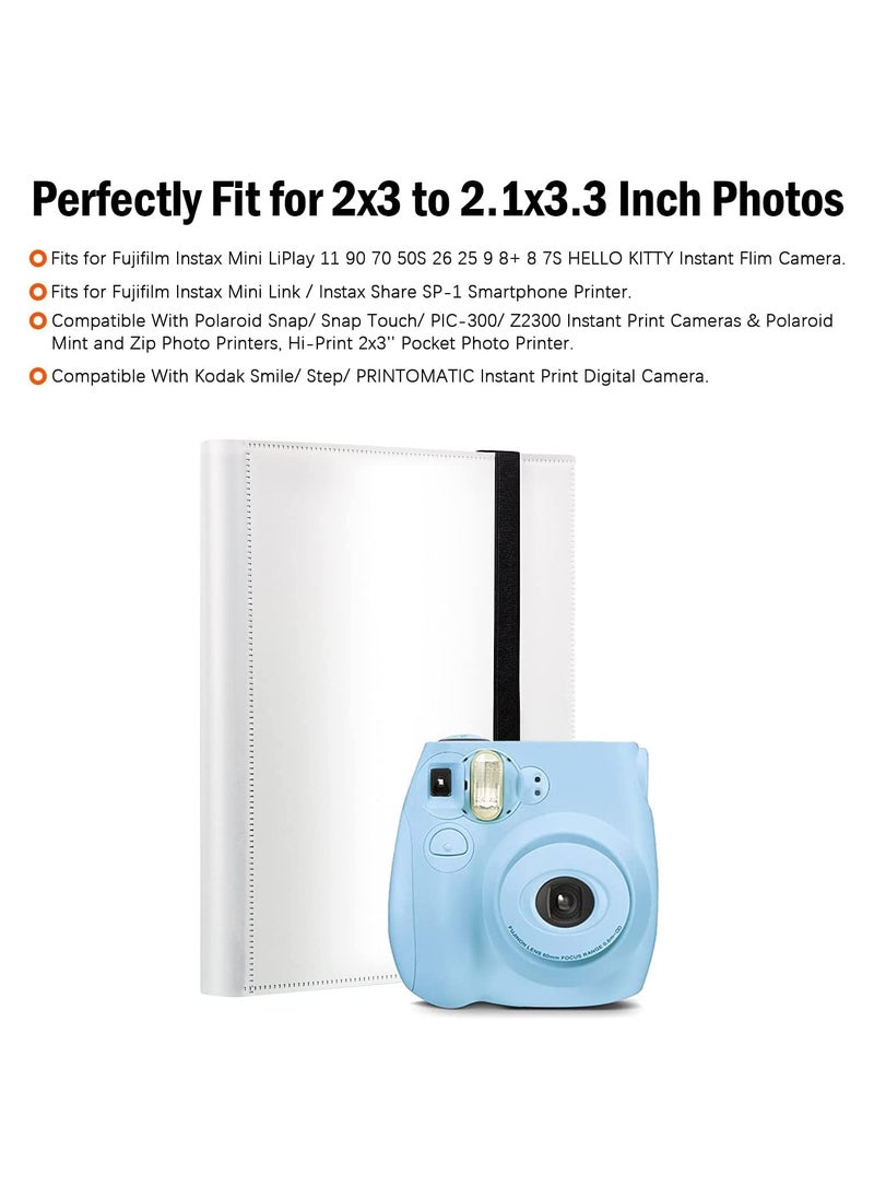 SYOSI - 432 Pockets Photo Album for Fujifilm Instax Mini Camera for Polaroid 11 90 70 9 8+ 8 LiPlay Instant Camera for Polaroid Snap SnapTouch PIC 300 Z2300 Camera - Image 1