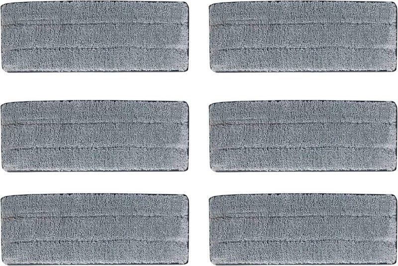 6 PCS Mop Pads Wet Dry Microfiber Mop Cleaning Pad Mop Refills Replacement Heads for Most Spray Mops and Reveal Mops Mop Replacement Cloth