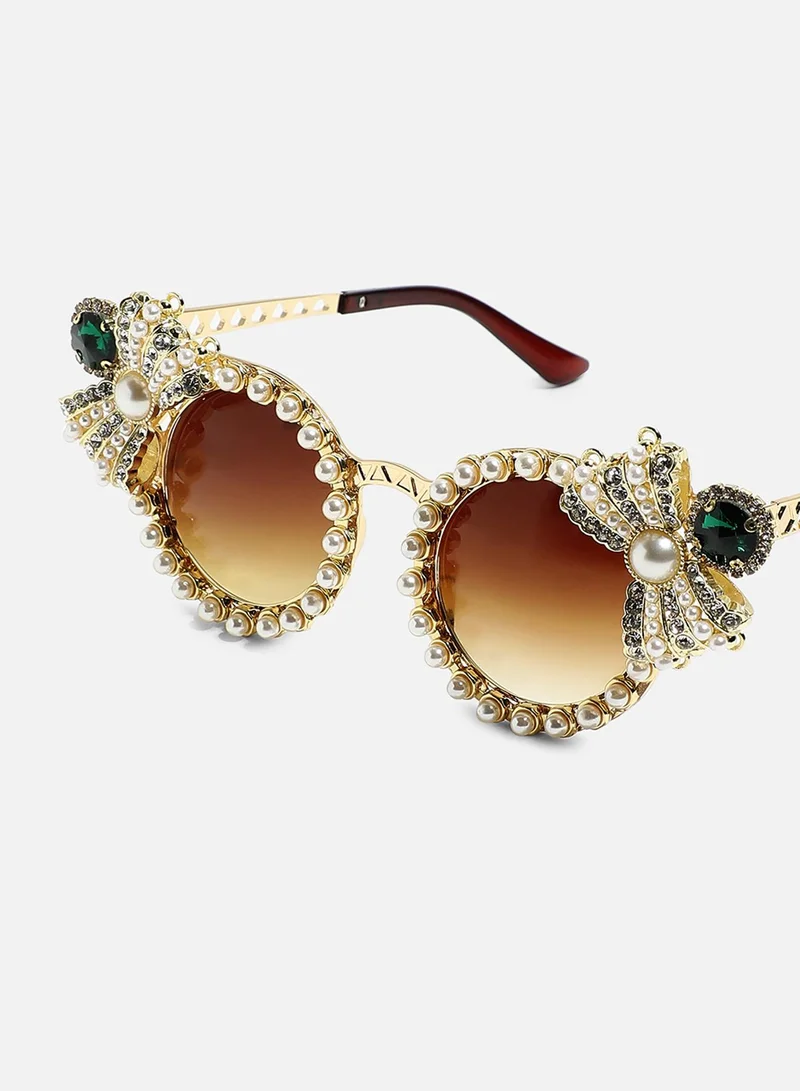 SOHI Fashion Fiesta Embellished Artificial Sunglass Jewellery
