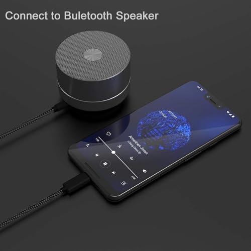 LecLooc USB C to 3.5mm Aux Cable Compatible with Pixel 4 4XL 3 3 XL 2 2XL,OnePlus 6T/7/7T/8/8Pro,Galaxy Note 10/10+/S20/20+/20 Ultra/Note 20/Ultra 4FT - Image 2