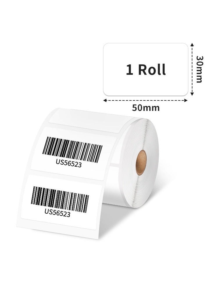 phomemo Thermal Sticker Labels 50mm×30mm( 2"×1.2") - 230/Roll,Compatible with M110/M120/M150/M200/M220/M221 Printer(Black on White) - Image 5