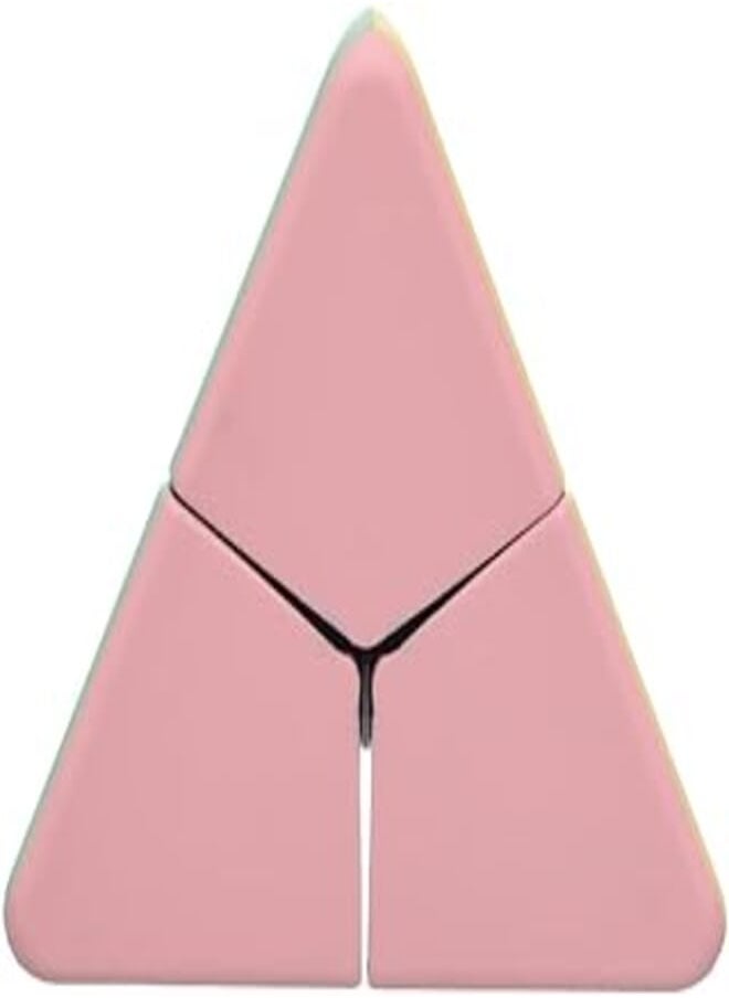 Plastic Magic Cube With Triangle Design For Kids - Multi Color