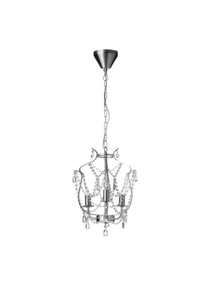 PROMASS PROMASS 3-Armed Silver-Colour Glass 