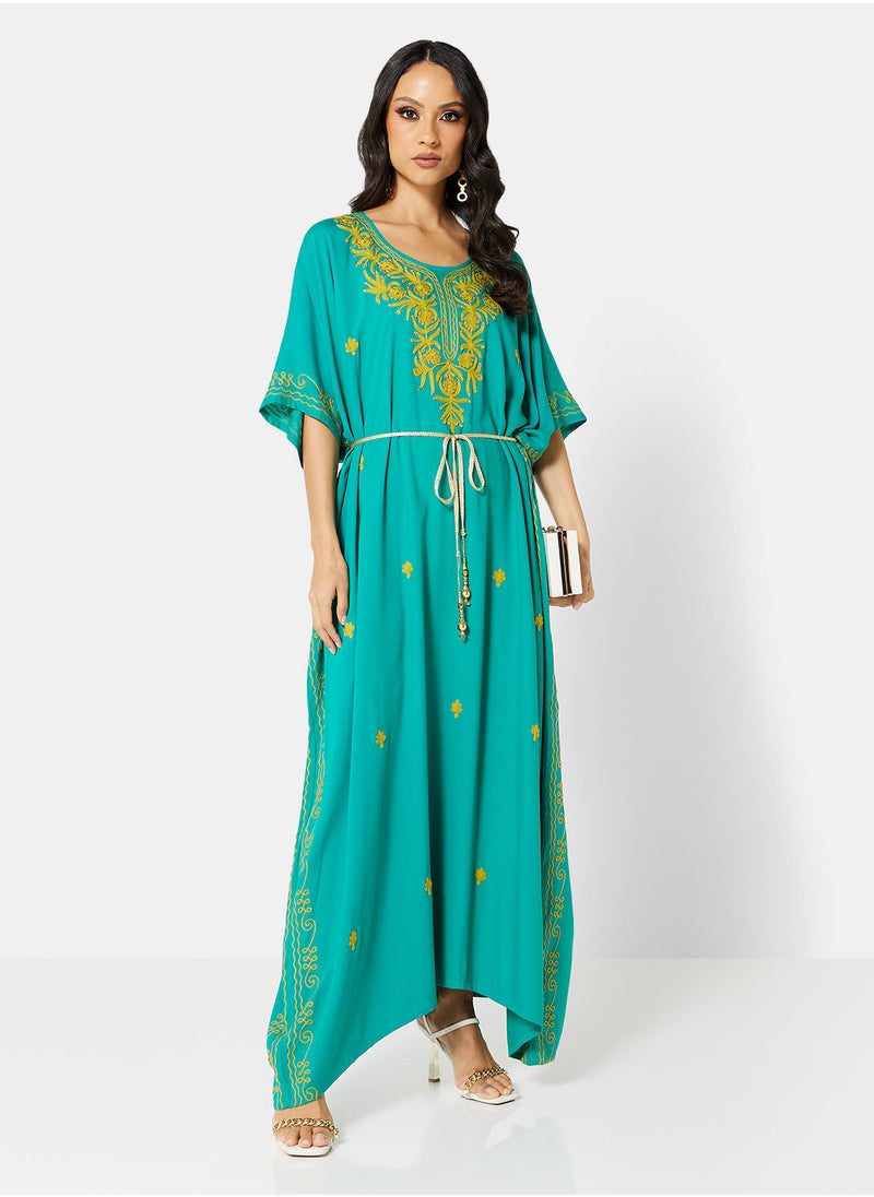 ARABIAN CLOSET EMBROIDERED KAFTAN  - Image 3