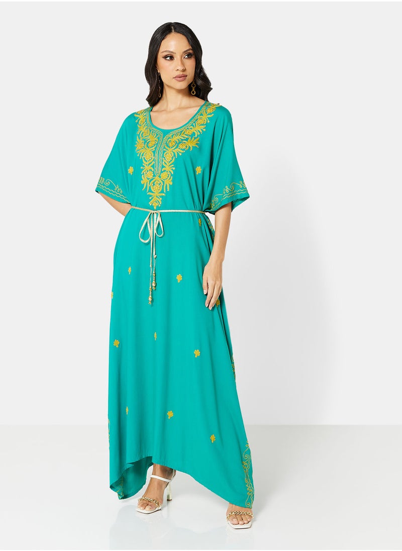 ARABIAN CLOSET EMBROIDERED KAFTAN  - Image 1