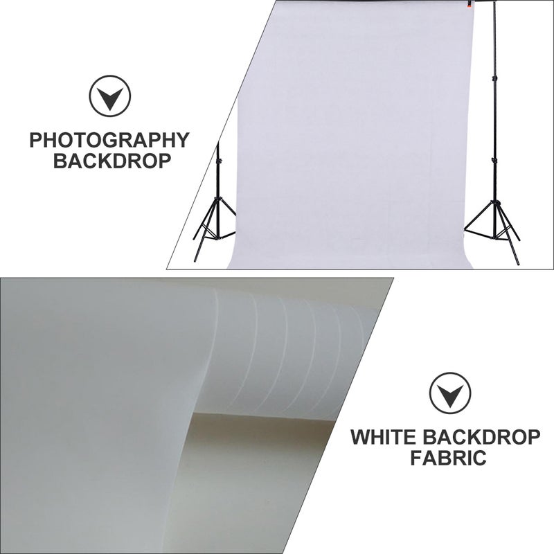 1pc White Background Cloth Photography Backdrop Scene Background Prop - Image 3