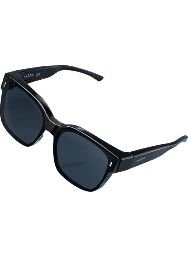 PARZIN (Parzin) [Can Be Fitted With Prescription Lenses] Polarized Sunglasses, Lightweight, Unisex, Uv Protection, For Driving, Model 12106B - Image 1