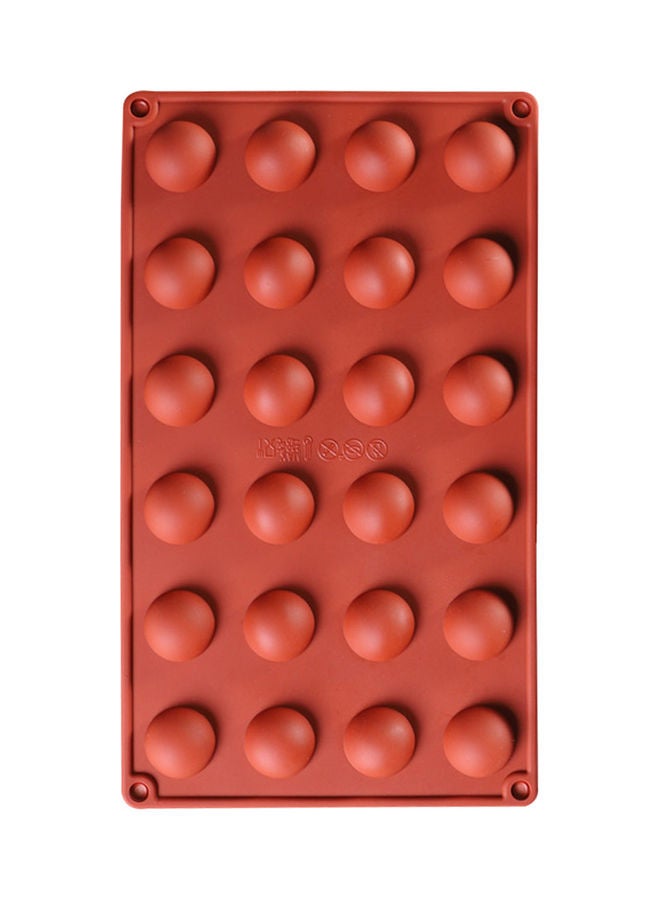 3-Piece 24 Holes Silicone Mold Brown 29.5x17.5x5.0cm - Image 5