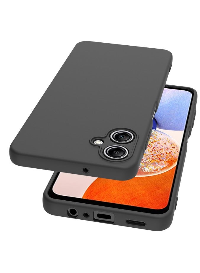 【1+1+1 مجموعات】غطاء لجهاز سامسونج جالاكسي A06 وواقي شاشة وحامل حلقة مغناطيسي من مادة البودينغ المجمدة TPU مع واقي شاشة زجاجي مقسى، حامل حلقة مناسب لجذب المغناطيس في السيارة - Image 2