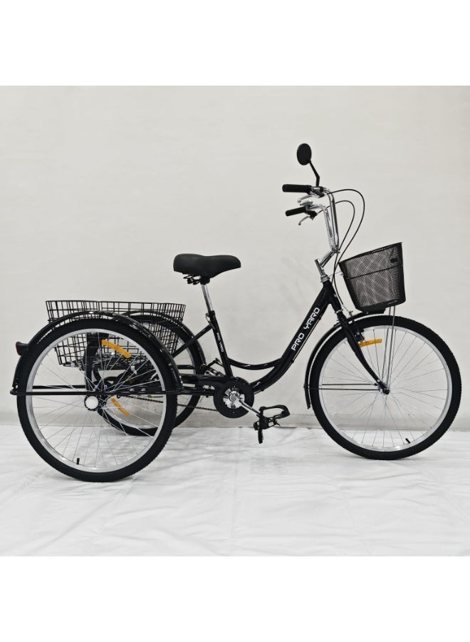 PROYARD 3TYERS sports bike 26 INCH BLACK color . - Image 4