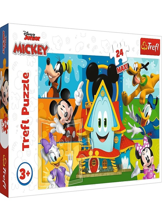 Trefl - Puzzle 24 maxi Mickey Mouse and friends - 14351 - Image 1