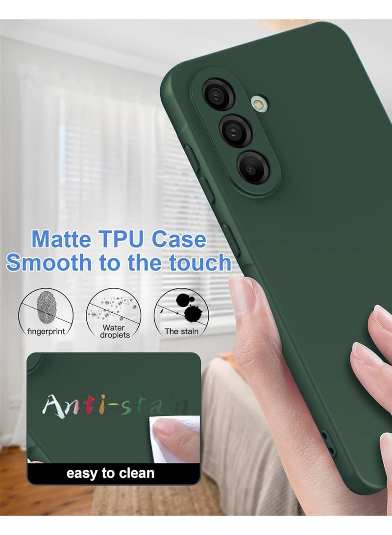 Muzz Case Compatible with Samsung Galaxy M56 5G / F56 5G, Liquid Gel Rubber Bumper Case with Soft Microfiber Lining Cushion Slim Hard Shell Shockproof Protective Cover for Samsung Galaxy M56 (Green) - Image 4