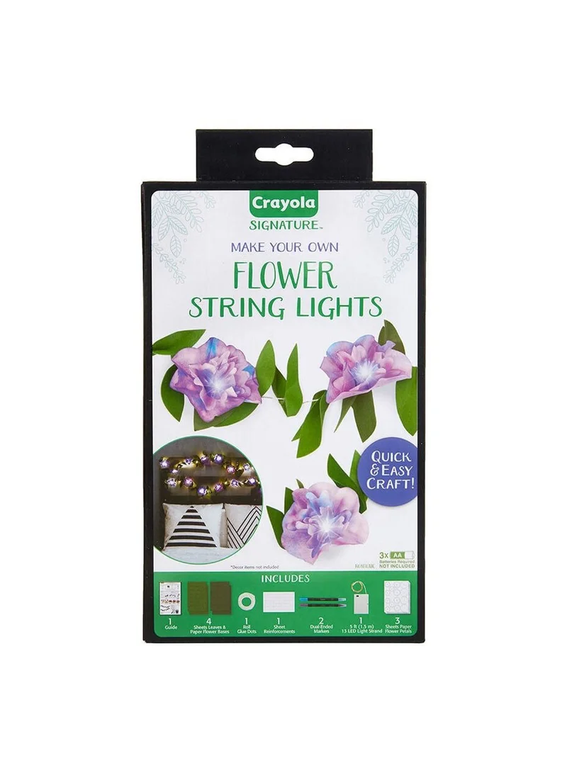 كرايولا DIY Series-Flower String Lights