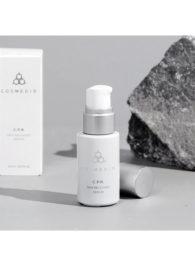 CosMedix CPR Skin Recovery Face Serum for Skin Care - Soothe & Protect Sensitive, Dry Skin - Redness Relief for Face - Hydrating Serum for Facial Care - With Peptides, Rhodiola, Arnica Montana