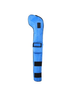 Nylon Portable Waterproof Children Soft Foldable Golf Club Bag for Outdoor Practice TrainingBlue