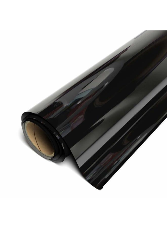 Siser EasyWeed HTV 15" x 5ft Roll - Iron on Heat Transfer Vinyl (Black) - Image 1
