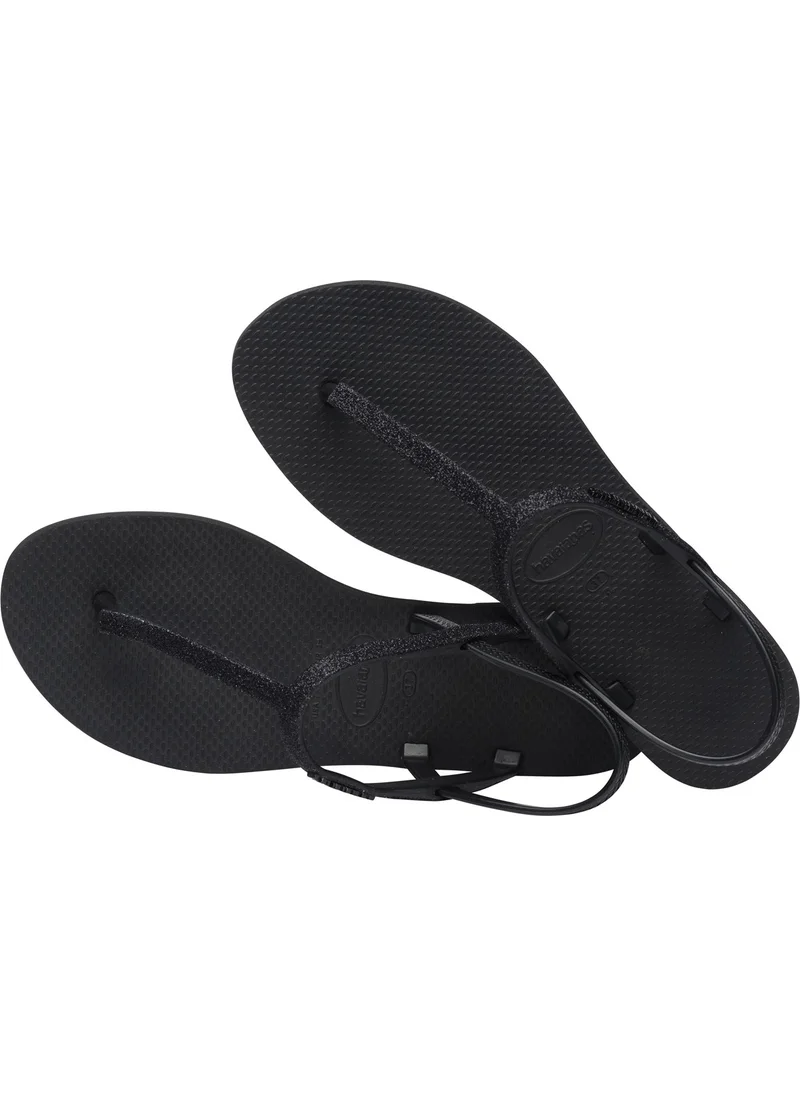 havaianas Black Women's Beach Slippers Hav. You Paraty