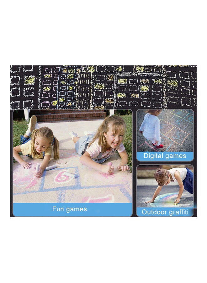 NIBEMINENT 20-Piece Dustless Chalk Set Multicolour - Image 2