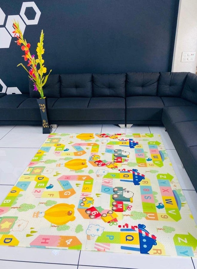 RGkJAS Baby Kids Water Play Mat Toys Inflatable Tummy Time Leakproof Water Play Mat, Fun Activity Play Center Indoor And Outdoor Water Play Mat For Baby Alphabet,Multicolor - Image 2
