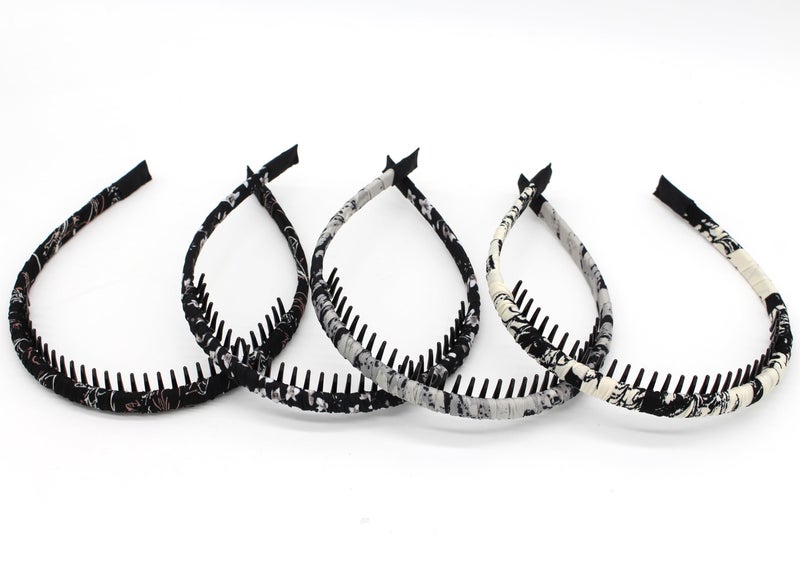 JOBAND hair bands for women's hair,plastic headbands for women,fashion hair accessories Suitable Daily Use,Spa,Parties and Yoga(pack of 4) - Image 2