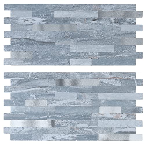 Midcard 20 Sheets Peel and Stick Backsplash PVC Wall Tile,for Kitchen Backsplash - Image 1