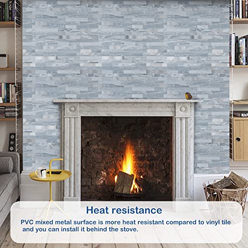 Midcard 20 Sheets Peel and Stick Backsplash PVC Wall Tile,for Kitchen Backsplash - Image 4