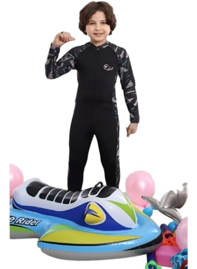 Boys' Black Quick-Dry Swim Shorts – Comfortable Sports Design for Freedom of Movement | Suitable for Beach, Pool and Water Activities | Code 1544 - Image 4