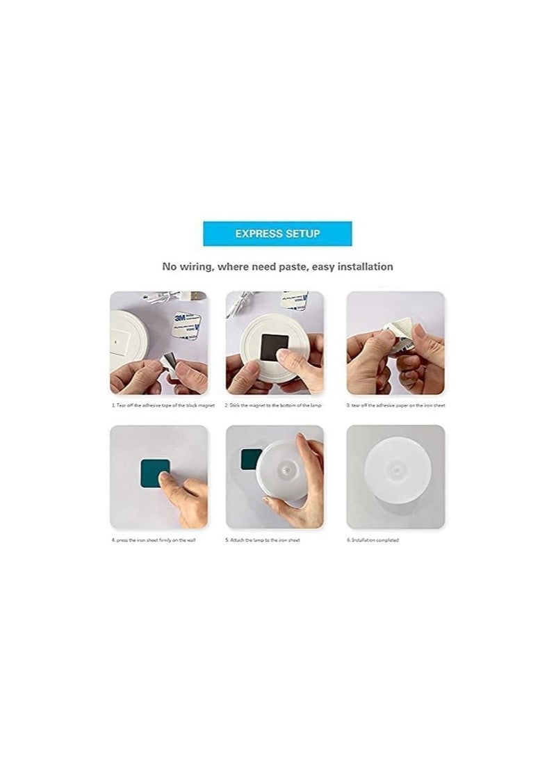 Plan A Under Cabinet Lights Motion Sensor Rechargeable Under Cabinet Lights for Kitchen USB for Walls Bathroom Bedroom (3)  - Image 2